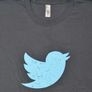 NEW Twitter Bird T-Shirt Grey Mens Size Medium Image 2