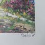 Limited edition lithograph La Petite Maison by Marcel Belvisi 277/390 Image 3