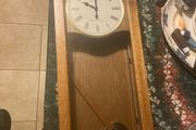 Oak London clock Co pendulum clock