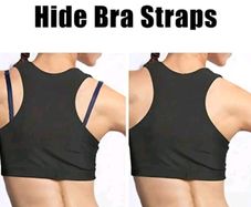 Brand New 2pcs Heart Shaped Invisible Bra Hooks