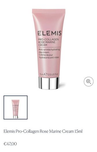 Elemis Pro-Collagen Rose Marine Cream: 15ml