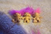 vintage mini troll pencil toppers