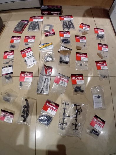 Upgraded traxxas slash 4x4 VXL + loads of spares