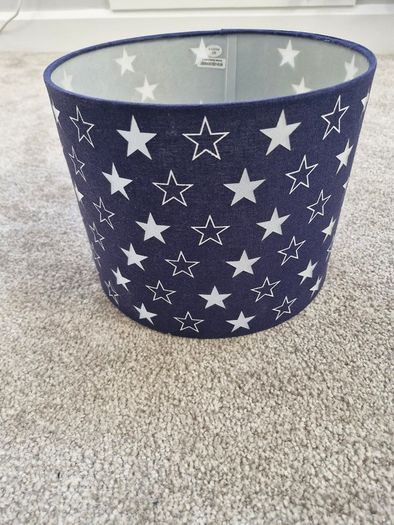 Starry night navy ceiling lamp shade