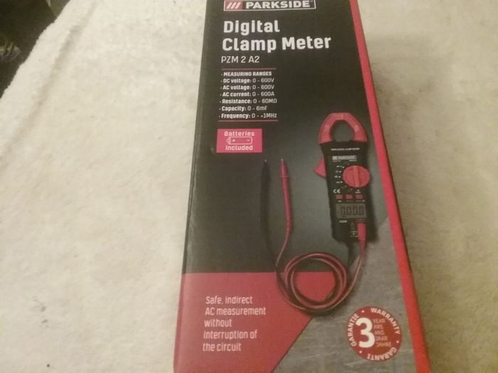 Multimeter clamp digital