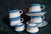 Celtic ceramics,  Ennis pattern, vintage pottery, Irish vintage pottery