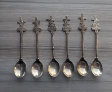 Antique Silver Dutch Teaspoons
