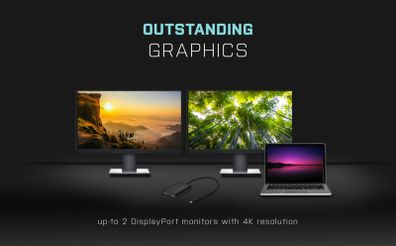 I-Tec USB-C 3.1 Dual 4K DP Video Adapter