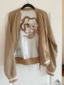 Silk Hercules Bomber Jacket Mint Condition