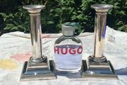 Mid 19th Century Hawksworth,Eyre &amp; Co Silver Plated Candlesticks
