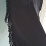 Pepe Jeans black fringed top Sz M (Fit 10-12UK) Image 2