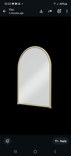 Burlington 700x500 arched mirror