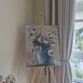 Abstract flowers painting Image 3
