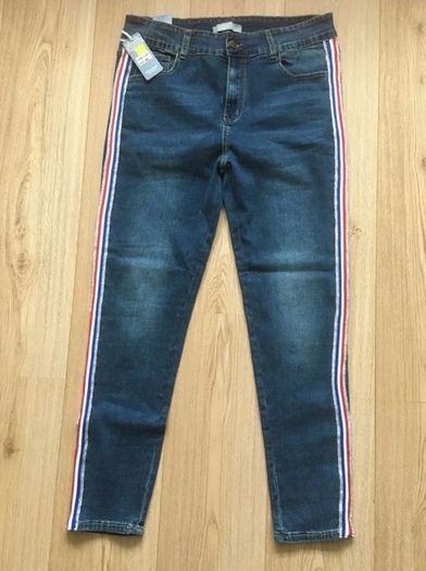 Melbourne designer denim cotton jeans 34 waist elasticated and 27 inch leg new with tags FREE STANDARD POSTAGE INCLUDED