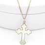 Signed British Sterling Silver Cross On 925 Chain Image 5