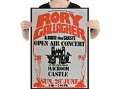 Rory Gallagher Macroom Castle Concert Poster A2 Size Reproduction