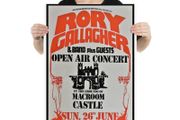 Rory Gallagher Macroom Castle Concert Poster A2 Size Reproduction