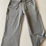 Brand new Cotton Rich Grey Marl Joggers with Heart Design Image 6