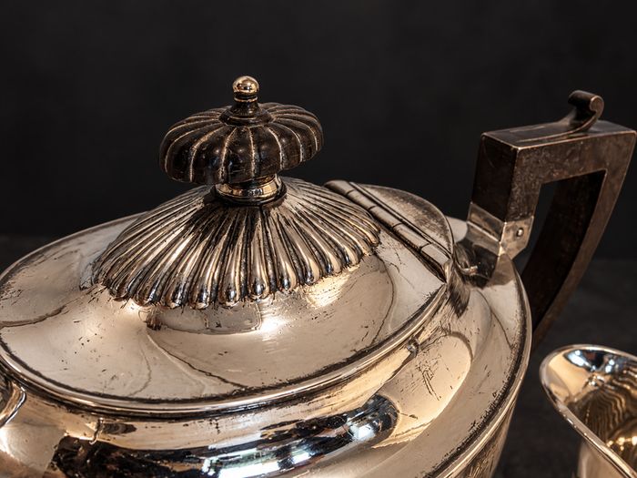 Vintage Walker & Hall Sheffield Silver-Plated 3-Piece Tea Set