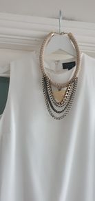 TOPSHOP white dress Sz 12