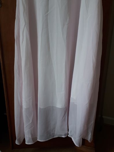 White&Baby pink dress