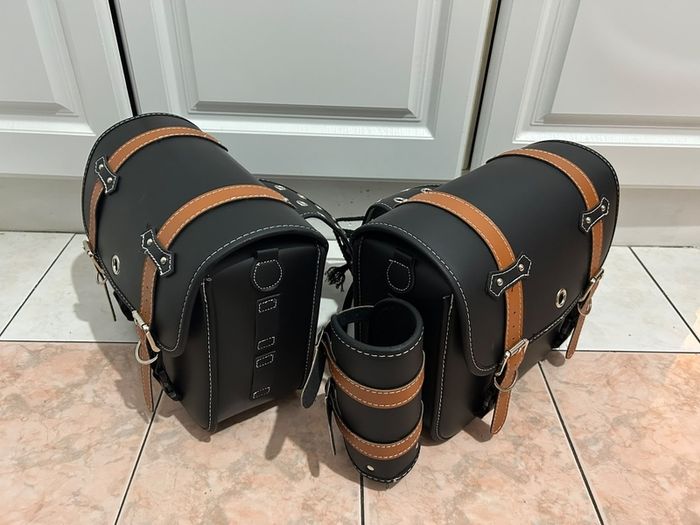 Motorcycle Throw-Over Saddlebags