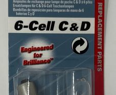Maglite Twin Pack C & D 6-Cell Replacement Lamp X 2. Brand new in packaging.