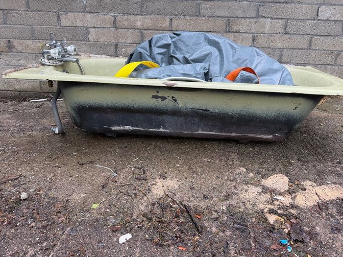 Old Cast Iron Bath