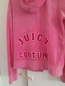ladies genuine juicy couture hot pink hoody