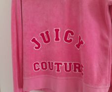 ladies genuine juicy couture hot pink hoody