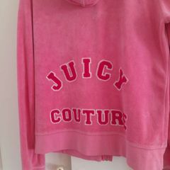 ladies genuine juicy couture hot pink hoody