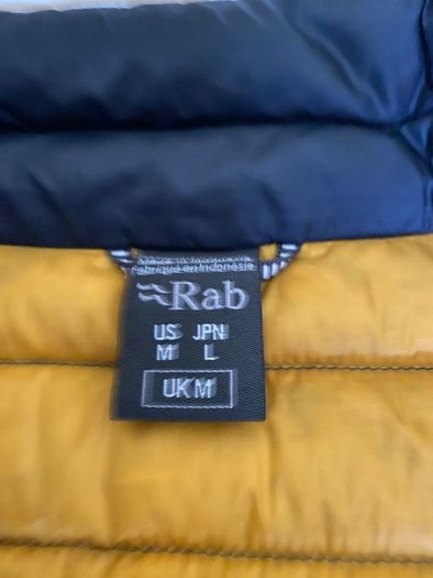 Men's Blue Rab Microlight Down Jacket