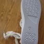 Ladies White, Summer Lightweight Soft Trainers for Sale Image 2