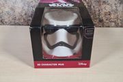 Disney Star Wars 3d Character Mug Stormtrooper First Order. Brand New
