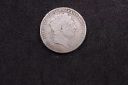 Rare 1818 King George III - Sterling Silver Full Crown Coin - LVIII Lettered Edge