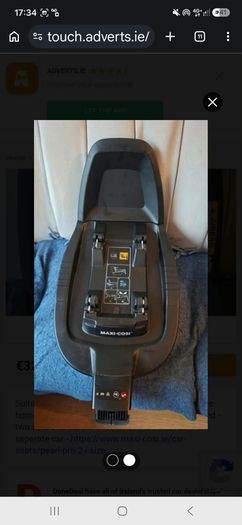 Maxi cosi Pearl Pro2 car seat & iSo Fix set