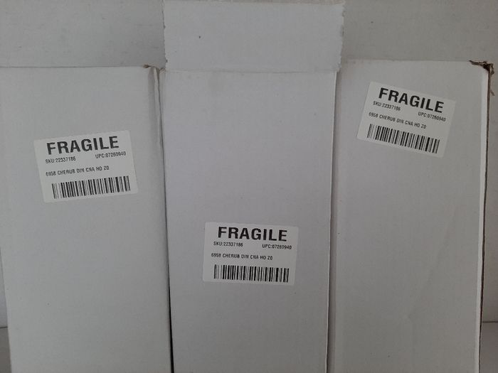 New candle holder Cherub in box