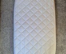 Lua bedside crib mattress and mattress protector only