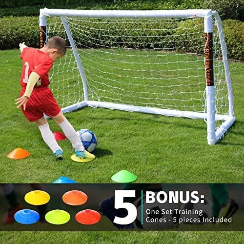 Football Goal 6ft x 4ft All Weather uPVC 70mm Thick