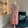 Ladies White Midi Dress with a Multicoloured print by London Times Image 8
