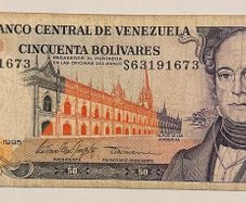 Venezuela 50 Bolivares 1995 Banknote