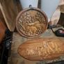 Vintage Wooden Elephant Plaques Image 4