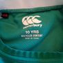 Ireland Rugby Jersey.  Official Canterbury Home Jersey Boys Girls Age 10 Years. Collect In Dublin Or Receive Via Post. Image 3