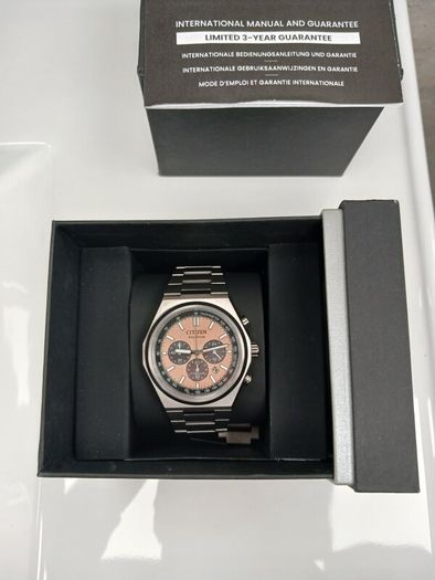 Citizen Zenshin Chronograph copper/salmon dial