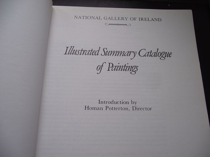 1982 "National Gallery of Ireland: Illustrated Summary Catalogue of Paintings" by Homan Potterton
