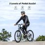 U1 Electric Mountain Bike, 26''/29'' Electric Bicycle Commute E-bike with 36V 13Ah Removable Battery, LED Display, Dual Disk Brake, 21 Speed, MTB for Teenagers and Adults Image 7