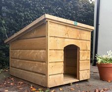 Flat Roof Dog Kennel