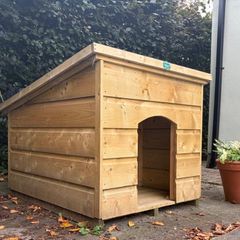 Flat Roof Dog Kennel