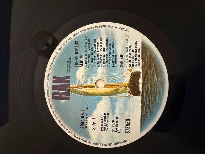 Smokie The Montreux Album 1978 Gatefold Vinyl LP