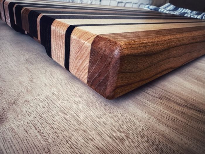 Handcrafted Chopping Board - Walnut, Maple and Cherry